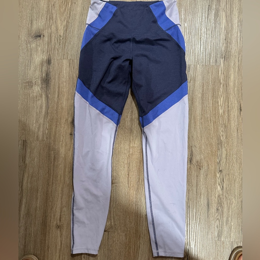 Old Navy Brand Color Block Blue Leggings